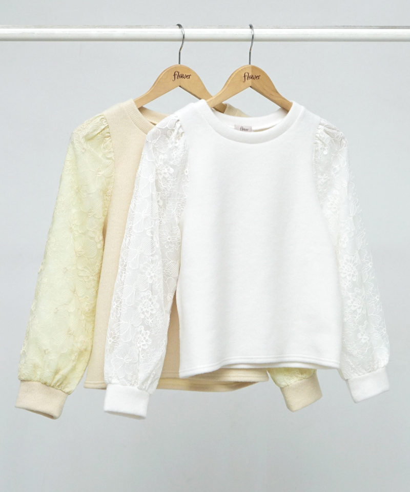 30%OFF】sleeve lace blouse～ｽﾘｰﾌﾞﾚｰｽﾌﾞﾗｳｽ | flower／フラワー公式通販