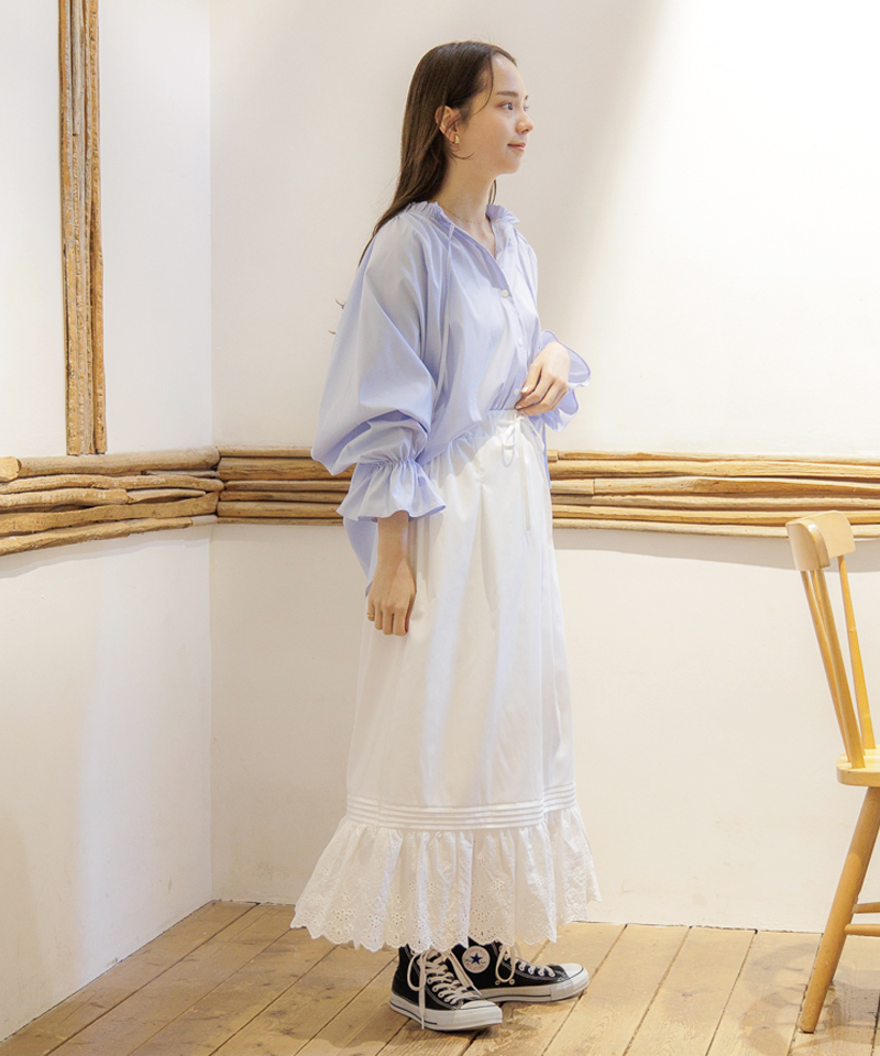 relax frill shirt ～ﾘﾗｯｸｽﾌﾘﾙｼｬﾂ | flower／フラワー公式通販