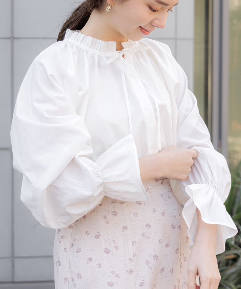 relax frill shirt ～ﾘﾗｯｸｽﾌﾘﾙｼｬﾂ | flower／フラワー公式通販