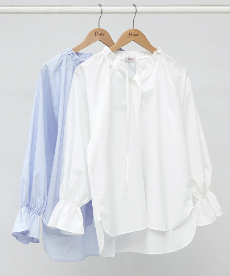 relax frill shirt ～ﾘﾗｯｸｽﾌﾘﾙｼｬﾂ | flower／フラワー公式通販