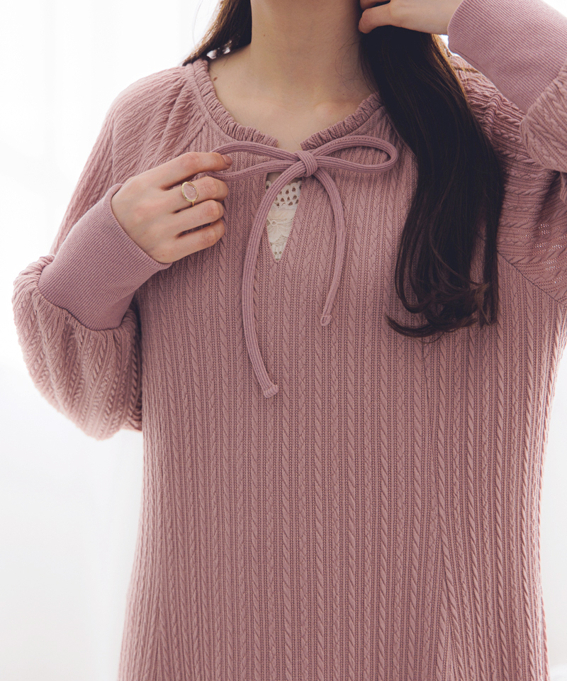 feminine rib onepiece～ﾌｪﾐﾆﾝﾘﾌﾞﾜﾝﾋﾟｰｽ | flower／フラワー公式通販