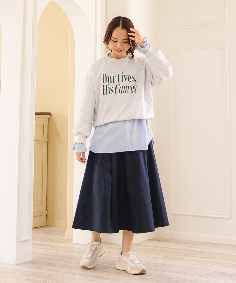 OUTLET】daily logo sweat～ﾃﾞｲﾘｰﾛｺﾞｽｳｪｯﾄ | flower／フラワー公式通販