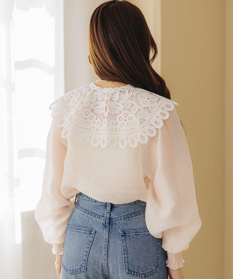 30%OFF】clear balloon blouse～ｸﾘｱﾊﾞﾙｰﾝﾌﾞﾗｳｽ | flower／フラワー公式通販