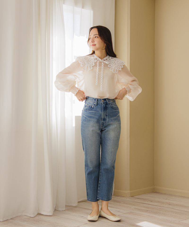 30%OFF】clear balloon blouse～ｸﾘｱﾊﾞﾙｰﾝﾌﾞﾗｳｽ | flower／フラワー公式通販