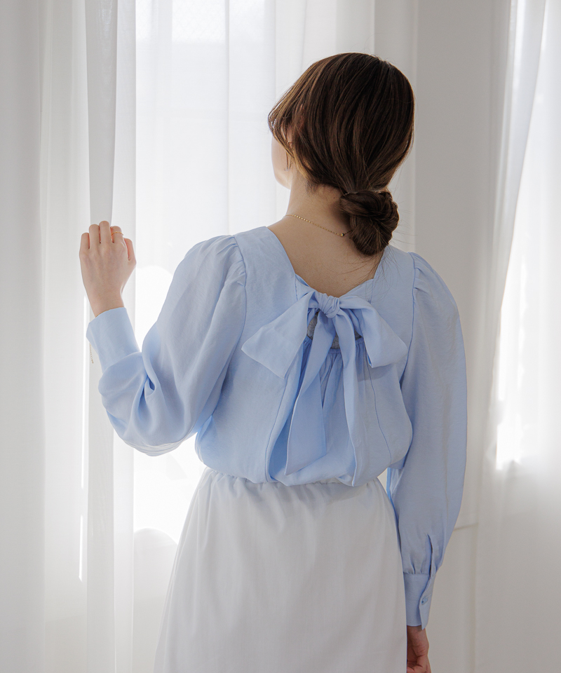 60%OFF】ribbon puff blouse～ﾘﾎﾞﾝﾊﾟﾌﾌﾞﾗｳｽ | flower／フラワー公式通販