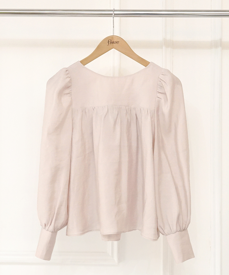 ribbon puff blouse～ﾘﾎﾞﾝﾊﾟﾌﾌﾞﾗｳｽ | flower／フラワー公式通販