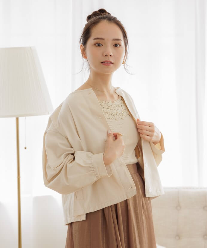 blooming N/S top～ﾌﾞﾙｰﾐﾝｸﾞﾉｰｽﾘｰﾌﾞﾄｯﾌﾟ | flower／フラワー公式通販