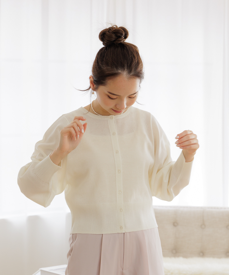 clarity knit cardigan～ｸﾗﾘﾃｨﾆｯﾄｶｰﾃﾞｨｶﾞﾝ | flower／フラワー公式通販