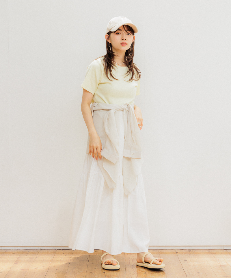 専門店の安心の1ヶ月保証付 Verybrain ♡ Tiered skirt ティアード