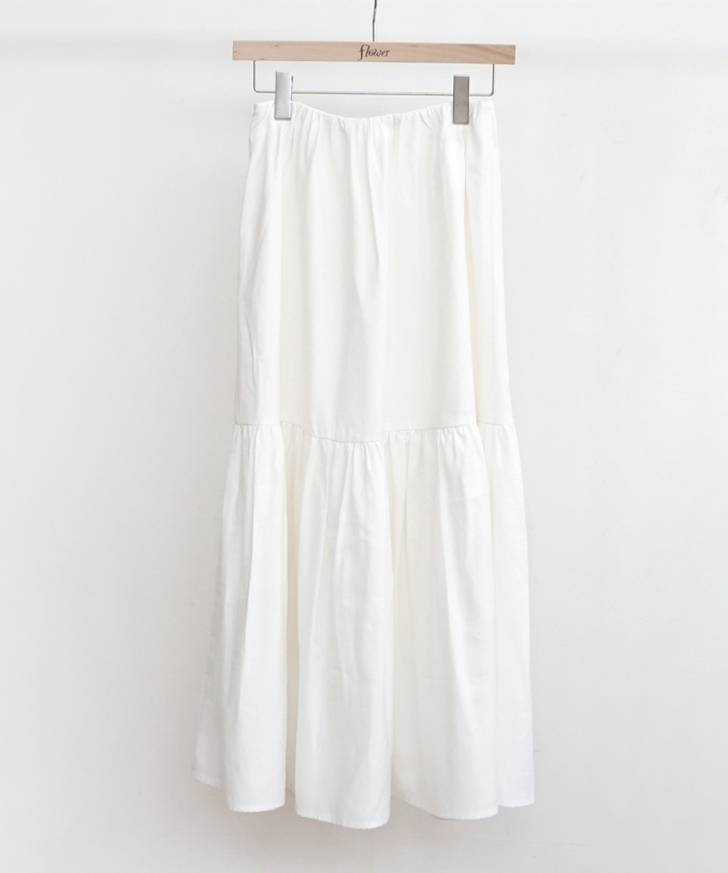 OUTLET】volume tiered skirt～ﾎﾞﾘｭｰﾑﾃｨｱｰﾄﾞｽｶｰﾄ | flower／フラワー