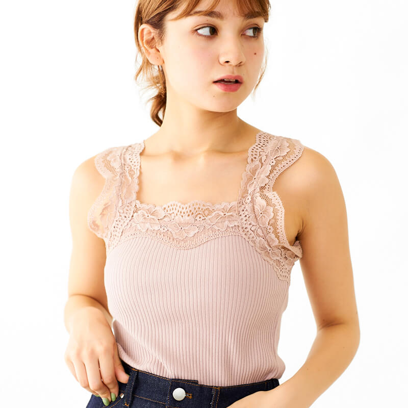 gorgeous lace cami2～ｺﾞｰｼﾞｬｽﾚｰｽｷｬﾐ2 | flower／フラワー公式通販