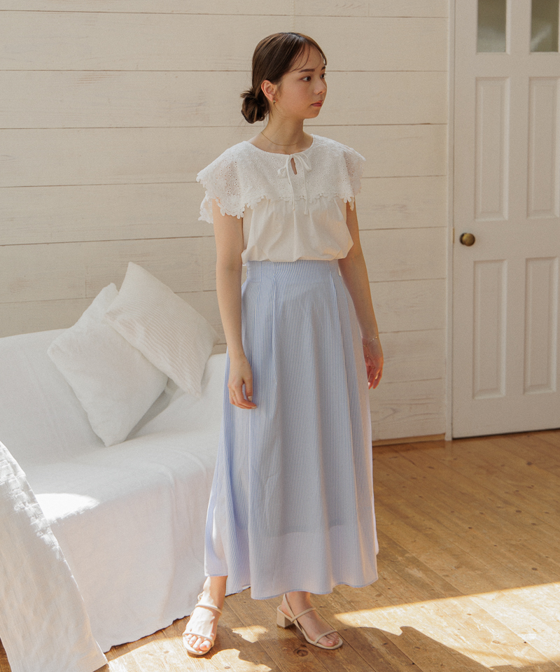 OUTLET】summery flare skirt～ｻﾏﾘｰﾌﾚｱｽｶｰﾄ | flower／フラワー公式通販