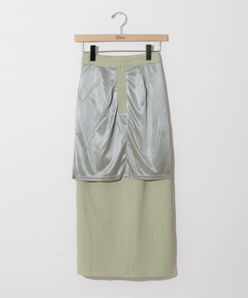 OUTLET】slit mermaid skirt～ｽﾘｯﾄﾏｰﾒｲﾄﾞｽｶｰﾄ | flower