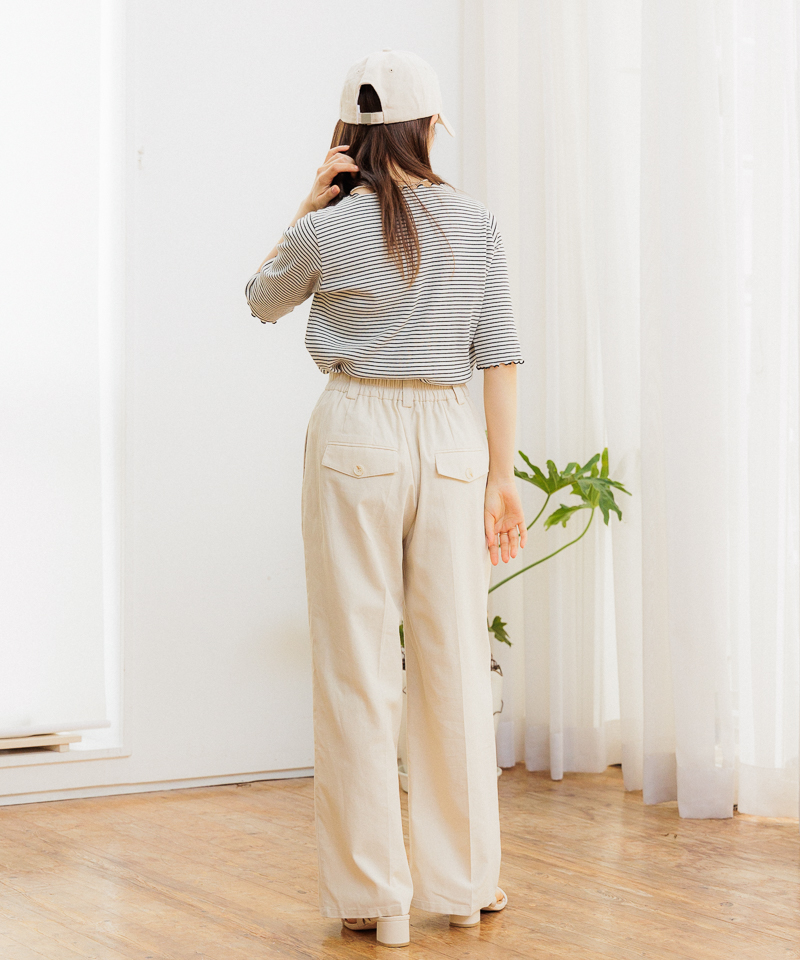 linen tuck pants～ﾘﾈﾝﾀｯｸﾊﾟﾝﾂ | flower／フラワー公式通販