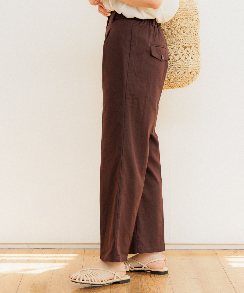 linen tuck pants～ﾘﾈﾝﾀｯｸﾊﾟﾝﾂ | flower／フラワー公式通販