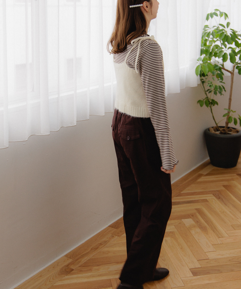 linen tuck pants～ﾘﾈﾝﾀｯｸﾊﾟﾝﾂ | flower／フラワー公式通販