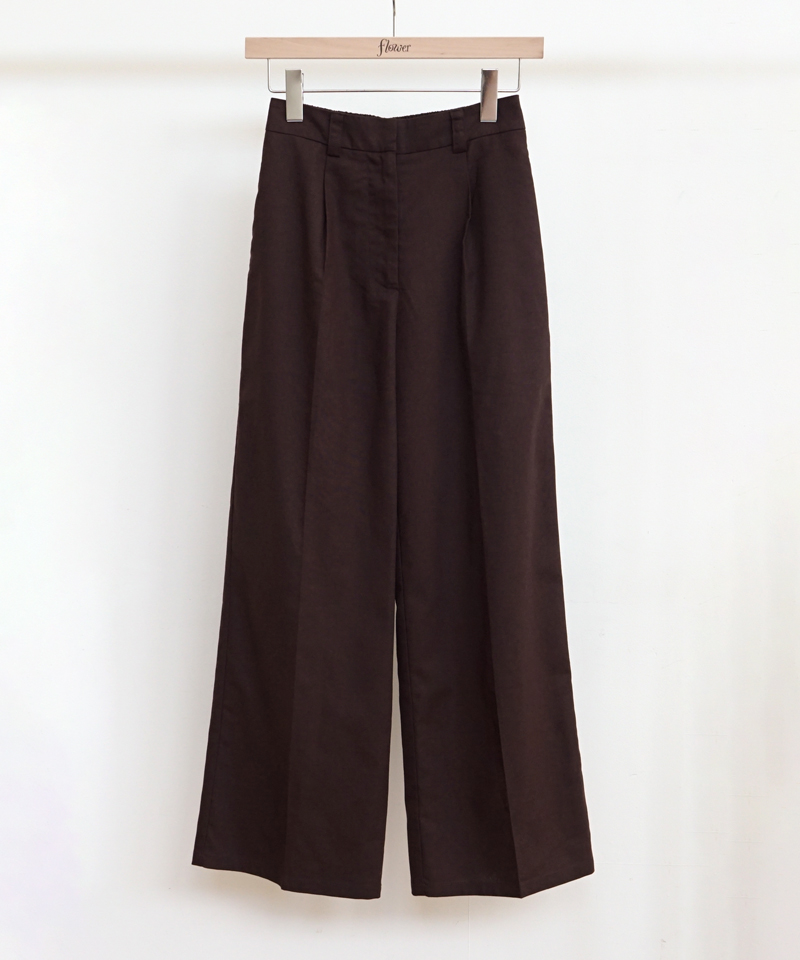 linen tuck pants～ﾘﾈﾝﾀｯｸﾊﾟﾝﾂ | flower／フラワー公式通販