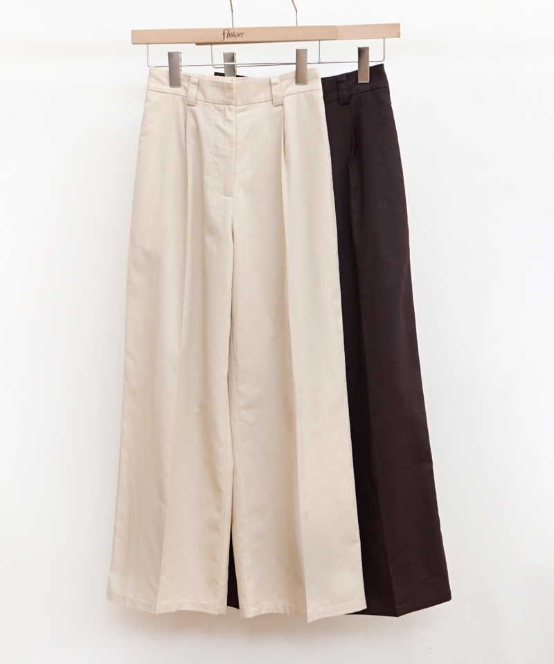 linen tuck pants～ﾘﾈﾝﾀｯｸﾊﾟﾝﾂ | flower／フラワー公式通販