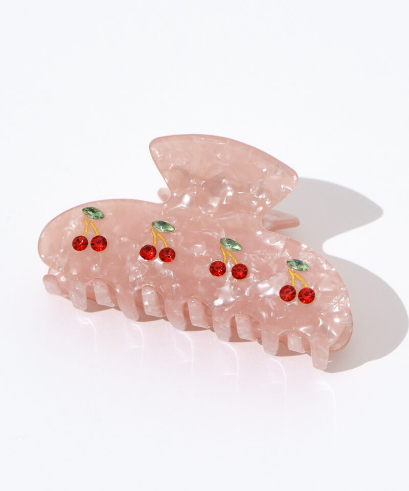 cherry hair clip～ﾁｪﾘｰﾍｱｸﾘｯﾌﾟ | flower／フラワー公式通販