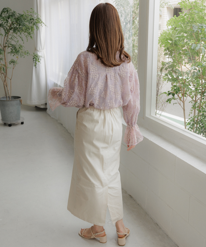 OUTLET】lady straight skirt～ﾚﾃﾞｨｽﾄﾚｰﾄｽｶｰﾄ | flower／フラワー公式通販