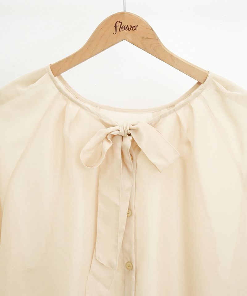 OUTLET】slow ribbon blouse～ｽﾛｰﾘﾎﾞﾝﾌﾞﾗｳｽ | flower／フラワー公式通販