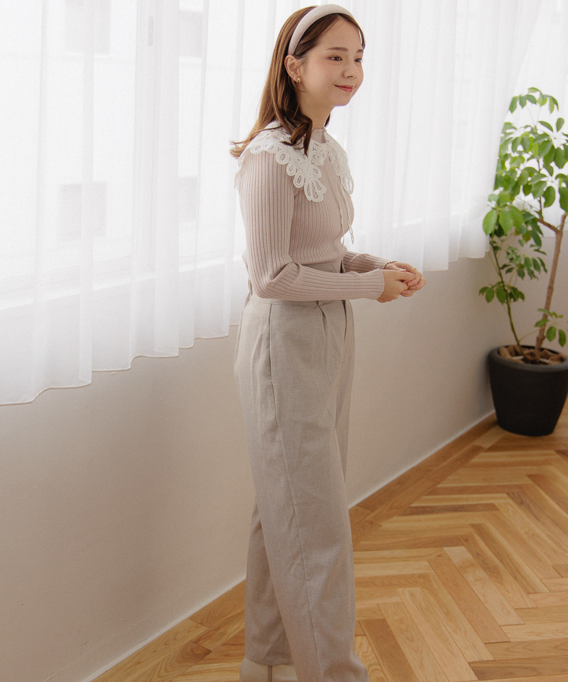 OUTLET】dusty check pants～ﾀﾞｽﾃｨﾁｪｯｸﾊﾟﾝﾂ | flower／フラワー