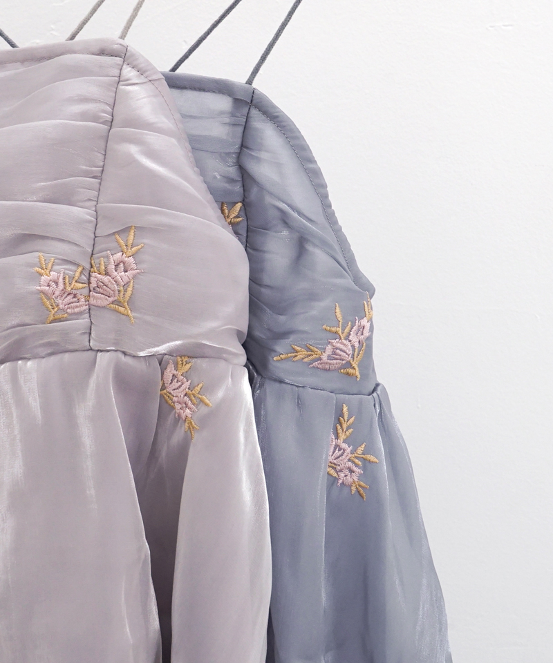 はなページ OUTLET】gloss blooming bustier～ｸﾞﾛｽﾌﾞﾙｰﾐﾝｸﾞﾋﾞｽﾁｪ | flower