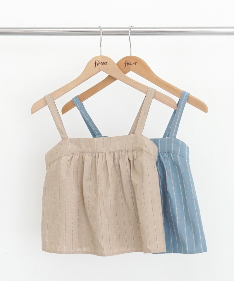 30%OFF】nuance stripe bustier～ﾆｭｱﾝｽｽﾄﾗｲﾌﾟﾋﾞｽﾁｪ | flower／フラワー