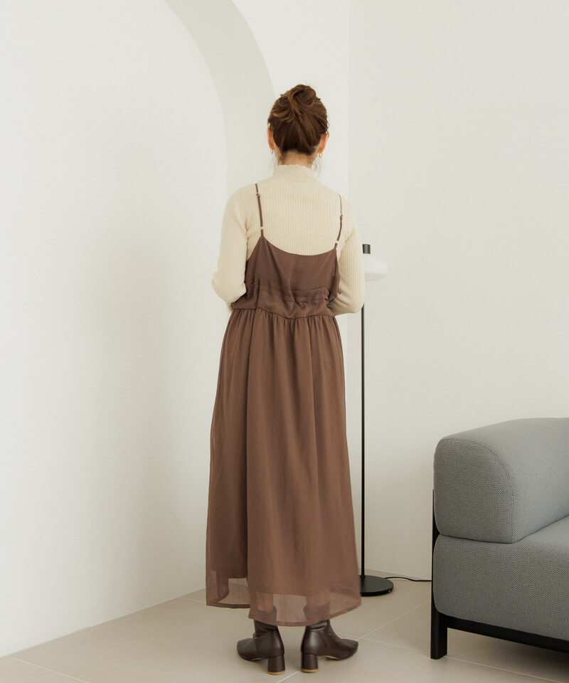 OUTLET】wavy sheer onepiece～ｳｪｰﾋﾞｰｼｱｰﾜﾝﾋﾟｰｽ | flower