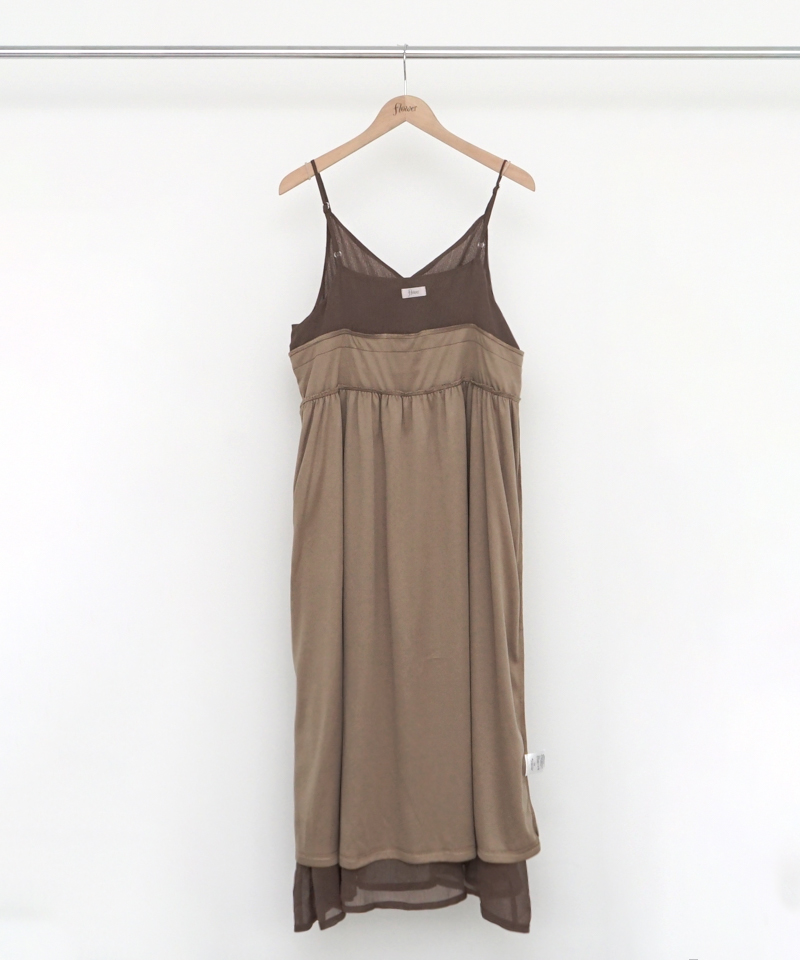 OUTLET】wavy sheer onepiece～ｳｪｰﾋﾞｰｼｱｰﾜﾝﾋﾟｰｽ | flower／フラワー 