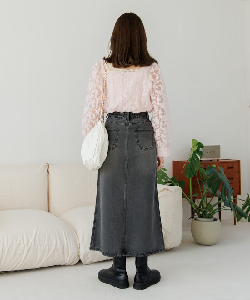 drawstring chain bag～ﾄﾞﾛｰｽﾄﾘﾝｸﾞﾁｪｰﾝﾊﾞｯｸﾞ | flower／フラワー