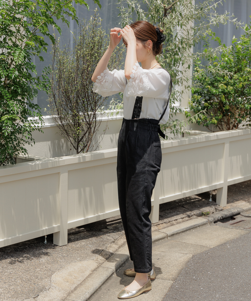 Ace シュシュ ヘアクリップ flower（ファッション） ヘアクリップ シュシュクリップ