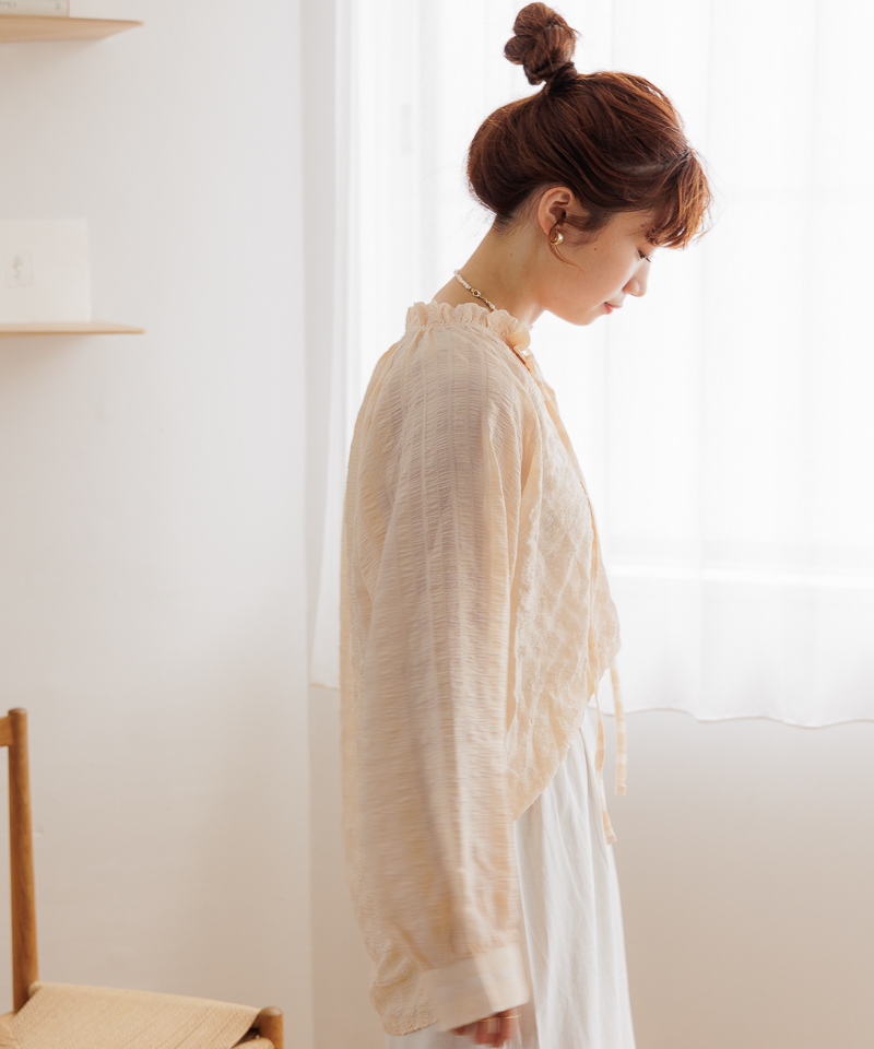 sheer frill blouse～ｼｱｰﾌﾘﾙﾌﾞﾗｳｽ | flower／フラワー公式通販