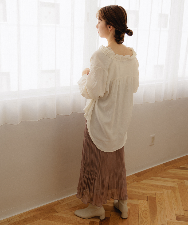 OUTLET】little frill blouse2～ﾘﾄﾙﾌﾘﾙﾌﾞﾗｳｽ2 | flower／フラワー公式通販