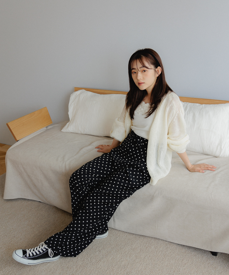 30%OFF】melange knit cardigan2～ﾒﾗﾝｼﾞﾆｯﾄｶｰﾃﾞｨｶﾞﾝ2 | flower 