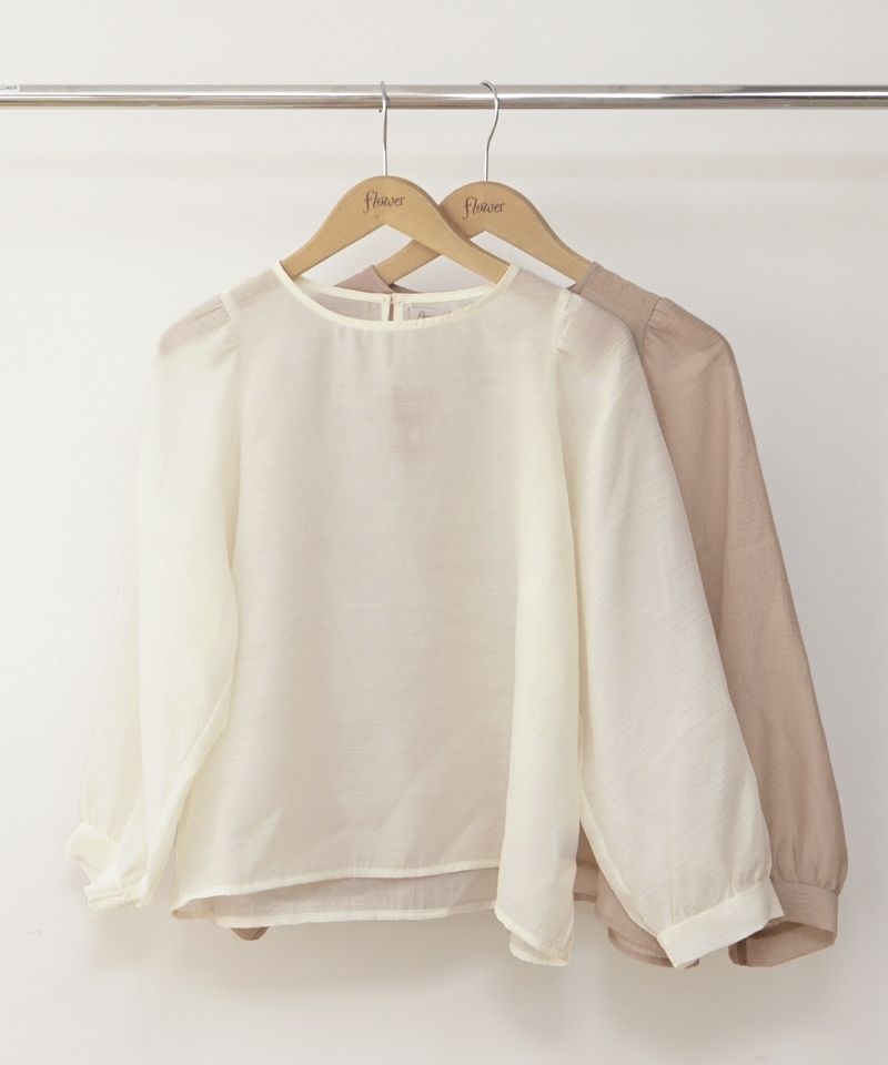 OUTLET】calm clear blouse～ｶｰﾑｸﾘｱﾌﾞﾗｳｽ | flower／フラワー公式通販