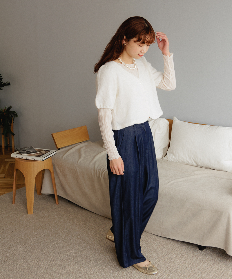 40%OFF】loosely tuck pants～ﾙｰｽﾞﾘｰﾀｯｸﾊﾟﾝﾂ | flower／フラワー公式通販