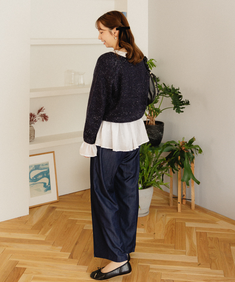 40%OFF】loosely tuck pants～ﾙｰｽﾞﾘｰﾀｯｸﾊﾟﾝﾂ | flower／フラワー公式通販