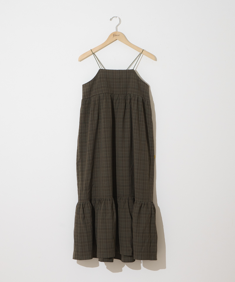 kn。さま・ワンピース・確認用 check cami onepiece～ﾁｪｯｸｷｬﾐﾜﾝﾋﾟｰｽ | flower／フラワー公式通販
