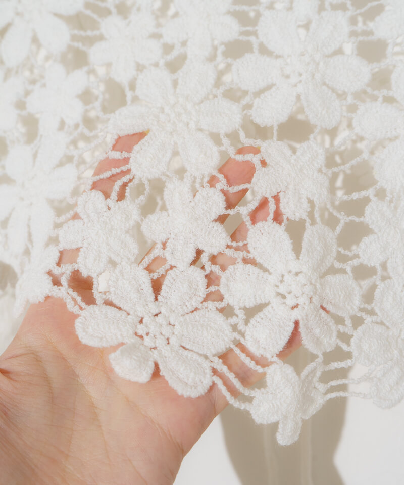 blooming lace collar～ﾌﾞﾙｰﾐﾝｸﾞﾚｰｽｶﾗｰ | flower／フラワー公式通販