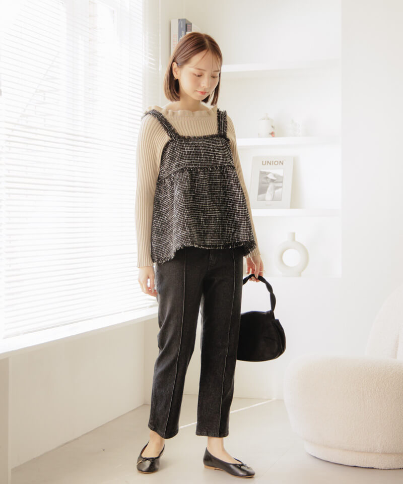 30%OFF】sparkle rib knit3～ｽﾊﾟｰｸﾙﾘﾌﾞﾆｯﾄ3 | flower／フラワー公式通販