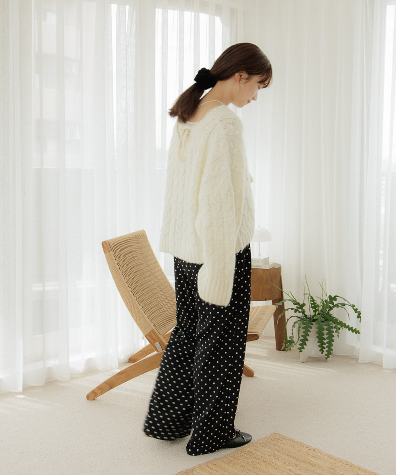 OUTLET】loosely dot pants～ﾙｰｽﾞﾘｰﾄﾞｯﾄﾊﾟﾝﾂ | flower／フラワー公式通販
