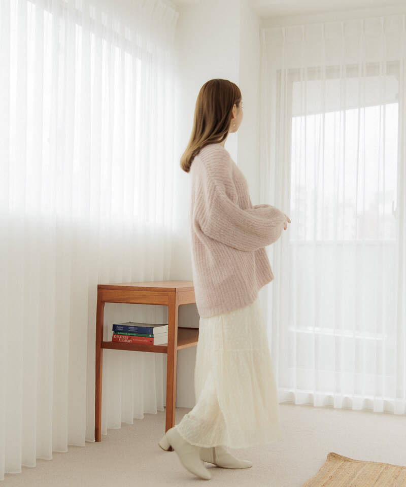 OUTLET】sheer dot skirt～ｼｱｰﾄﾞｯﾄｽｶｰﾄ | flower／フラワー公式通販