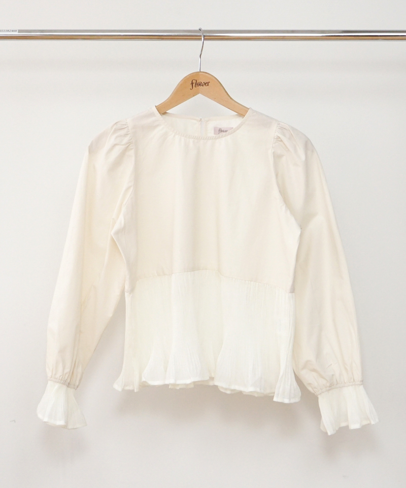 comfy pleats blouse～ｺﾝﾌｨﾌﾟﾘｰﾂﾌﾞﾗｳｽ | flower／フラワー公式通販