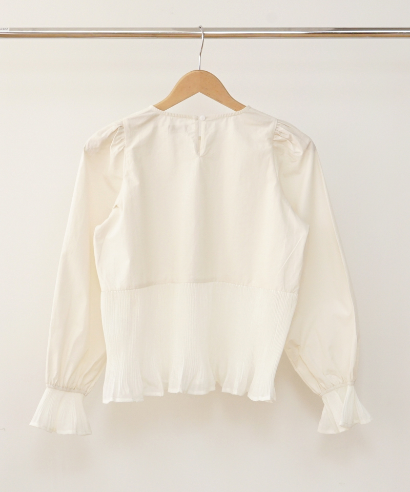 comfy pleats blouse～ｺﾝﾌｨﾌﾟﾘｰﾂﾌﾞﾗｳｽ | flower／フラワー公式通販