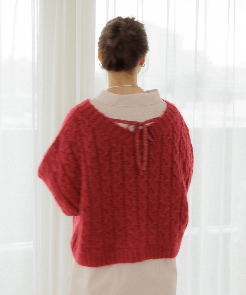 OUTLET】chewy aran knit～ﾁｭｰｲｰｱﾗﾝﾆｯﾄ | flower／フラワー公式通販