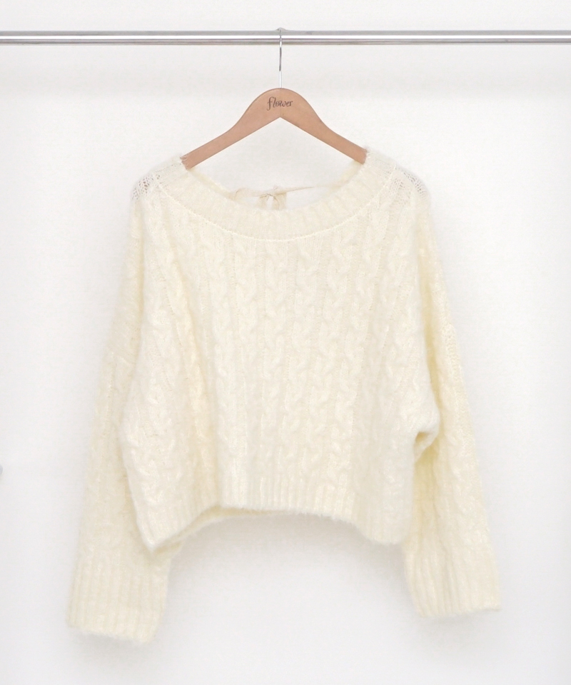 50%OFF】chewy aran knit～ﾁｭｰｲｰｱﾗﾝﾆｯﾄ | flower／フラワー公式通販