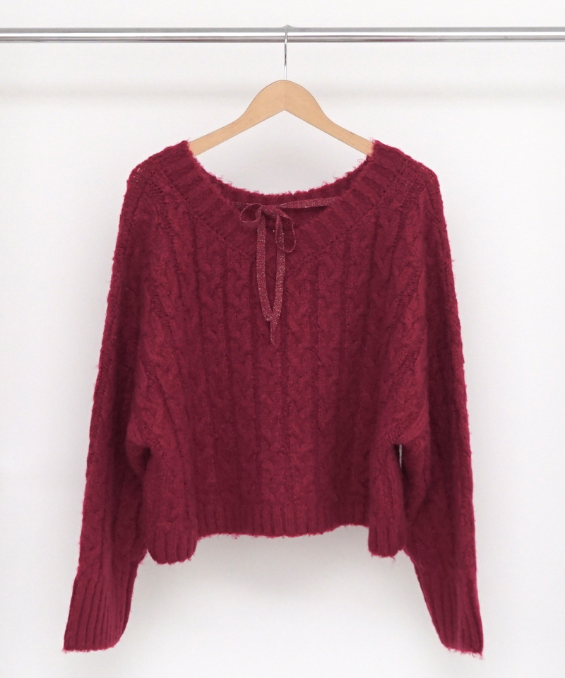 50%OFF】chewy aran knit～ﾁｭｰｲｰｱﾗﾝﾆｯﾄ | flower／フラワー公式通販