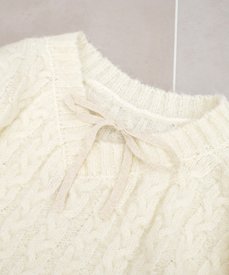 50%OFF】chewy aran knit～ﾁｭｰｲｰｱﾗﾝﾆｯﾄ | flower／フラワー公式通販