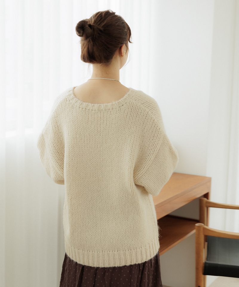 souffle knit cardigan～ｽﾌﾚﾆｯﾄｶｰﾃﾞｨｶﾞﾝ | flower／フラワー公式通販